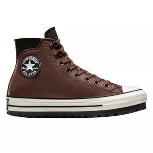Converse CTAS City Trek Men's 12 Boots Sneakers Brown Leather Waterproof Rugged